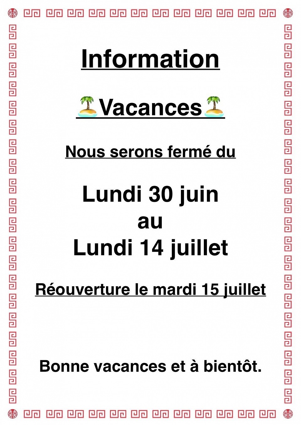 Vacances